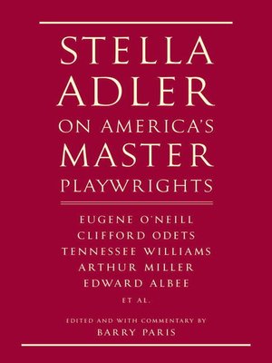 cover image of Stella Adler on America's Master Playwrights
